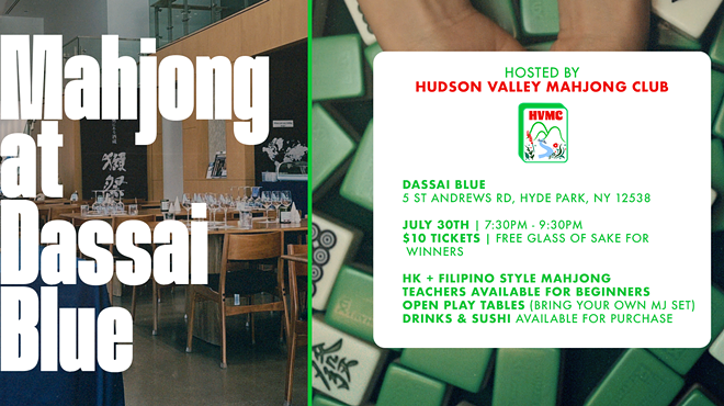 Image: Mahjong Night at Dassai Blue - Learn How to Play!