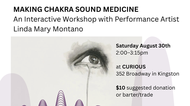 Image: Making Chakra Sound Medicine &ndash; Interactive Workshop with Performance Artist Linda Mary Montano