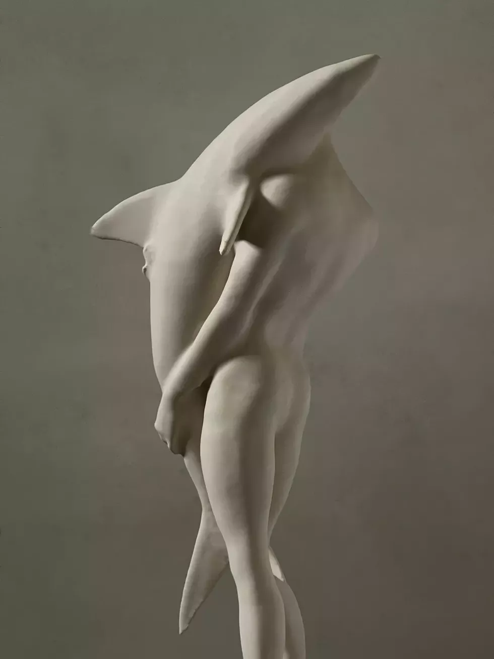 Maquette for "Man Saves Shark," Emil Alzamora