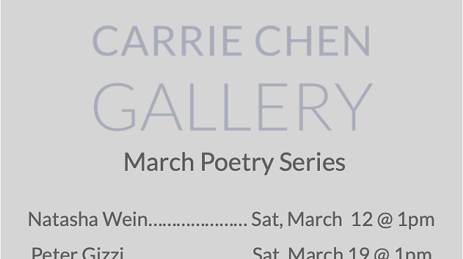 Image: March Poetry Series at Carrie Chen Gallery | Great Barrington, MA