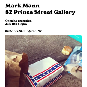 Image: Mark Mann opening at 82 Prince St Gallery