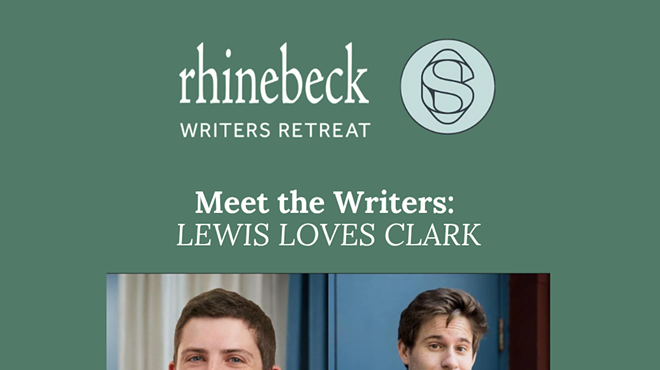 Image: MEET THE WRITERS of LEWIS LOVES CLARK: Rhinebeck Writers Retreat