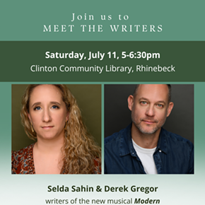 Image: MEET THE WRITERS of the new musical MODERN: Selda Sahin & Derek Gregor