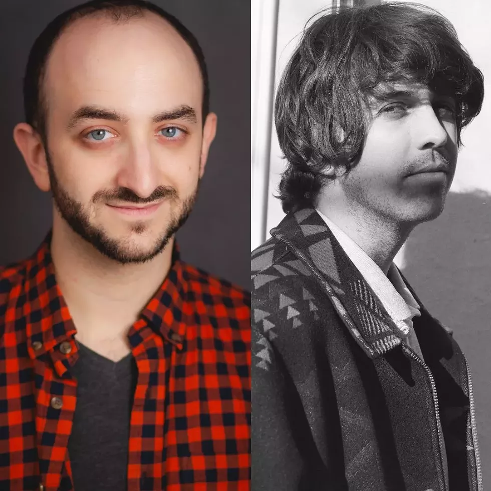 Jonathan Larson Grant winner Andy Roninson and singer-songwriter Sean McVerry