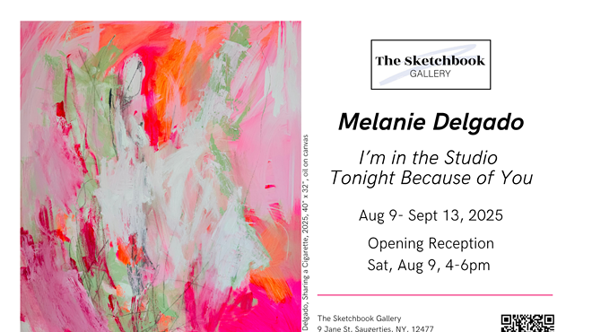 Image: Melanie Delgado - I&rsquo;m in the Studio Tonight Because of You - Opening Reception