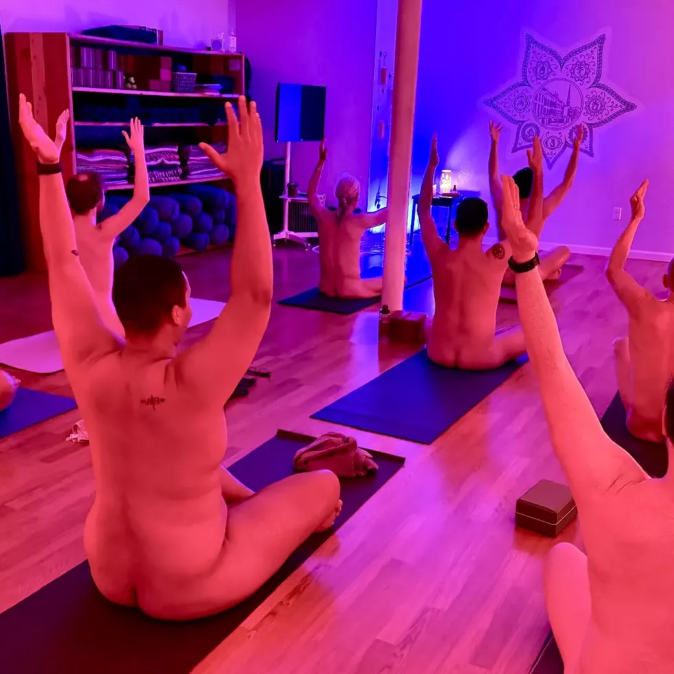 Pink Stallion Events hosts Men's Nude Yoga sessions regularly at The Yoga House in Kingston and Poughkeepsie.