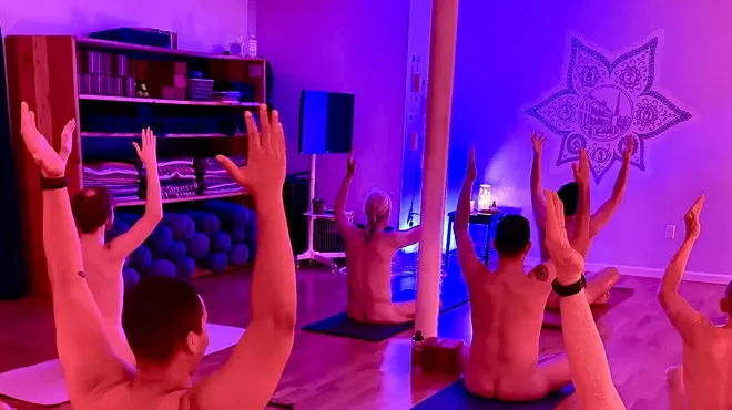 Image: Men's Nude Yoga