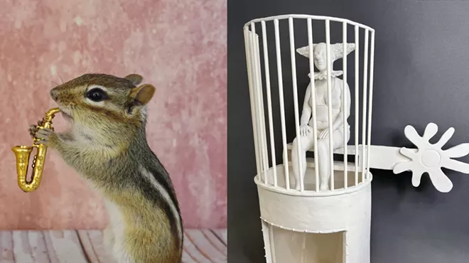 Image: Meredith Morabito's Solo Pop-Up Collection of Sculptures and Wild Chipmunk Photography