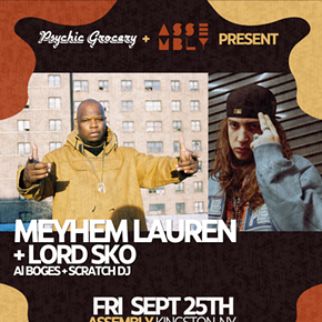 Image: Meyhem Lauren & Lord Sko w/ Al Boges + Scratch DJ