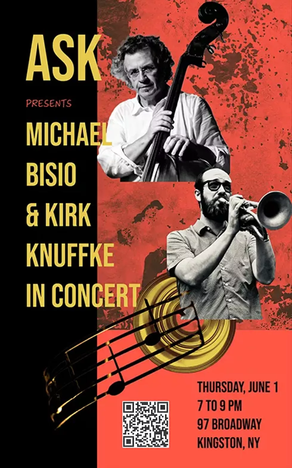 Michael Bisio and Kirk Knuffke in Concert