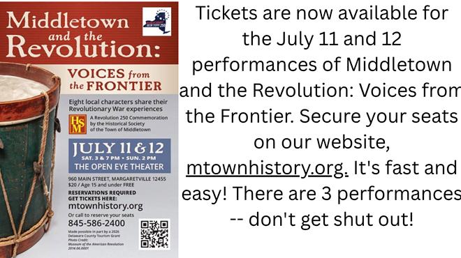 Image: Middeltown and the Revolution: Voices from the Frontier at The Open Eye Theater