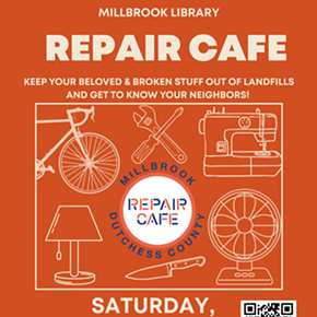 Image: Millbrook Repair Café, Saturday, November 7 11:00am - 3:00pm