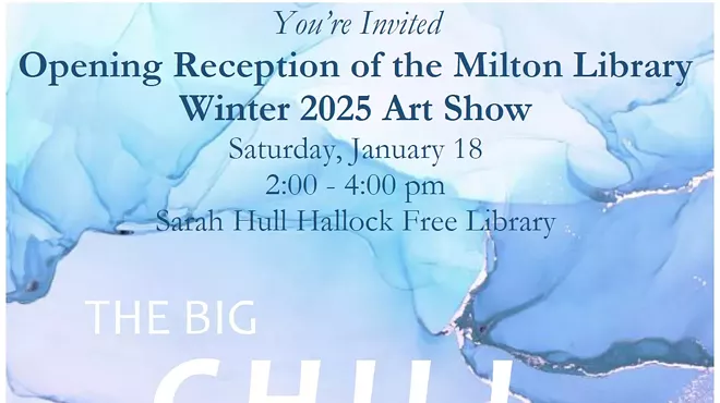 Image: Milton Library Winter Art Exhibit Opening Reception