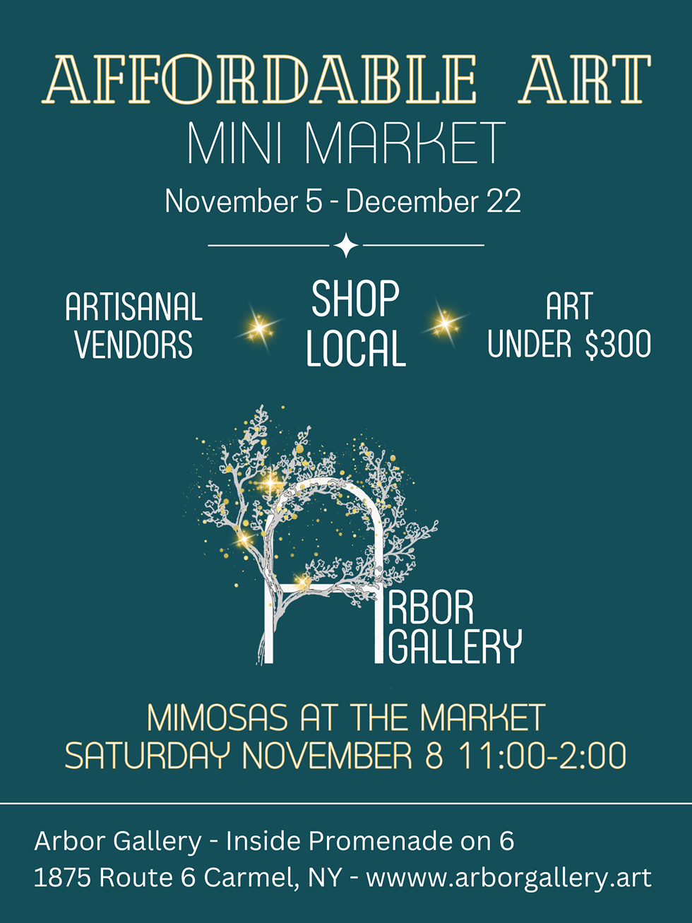 Affordable Art Mini Market in Carmel, NY