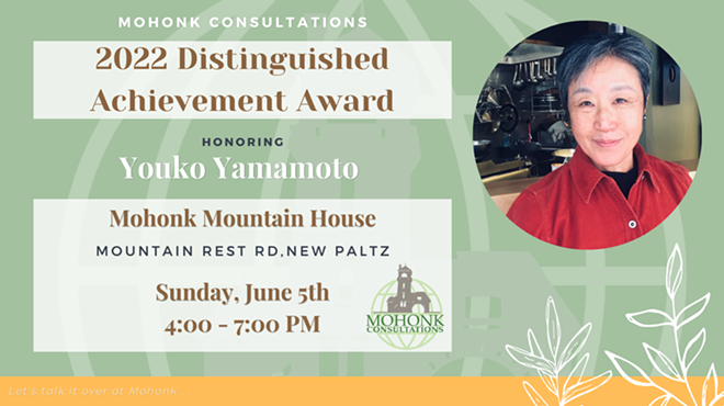 Mohonk Consultations 2022 Distinguished Achievement Award, Youko Yamamoto