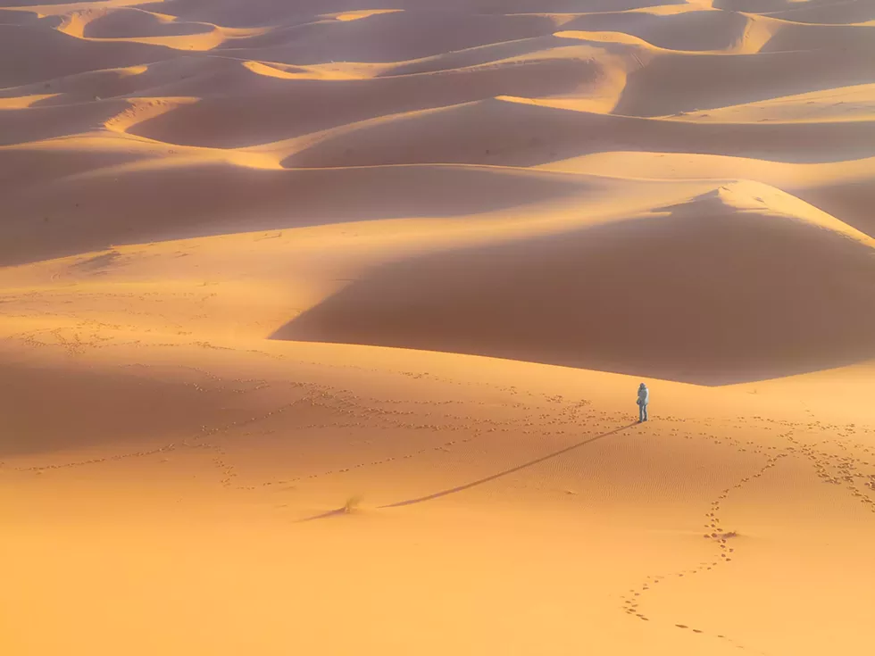 The Sahara near Merzouga