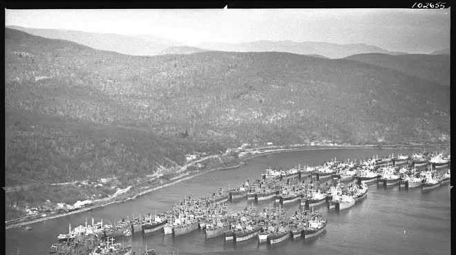 Image: MOTHBALL FLEET ON THE HUDSON RIVER, A TALK BY LOCAL AUTHOR AND HISTORIAN ANTHONY MUSSO