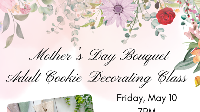 Image: Mother's Day Bouquet Cookie Decorating Class