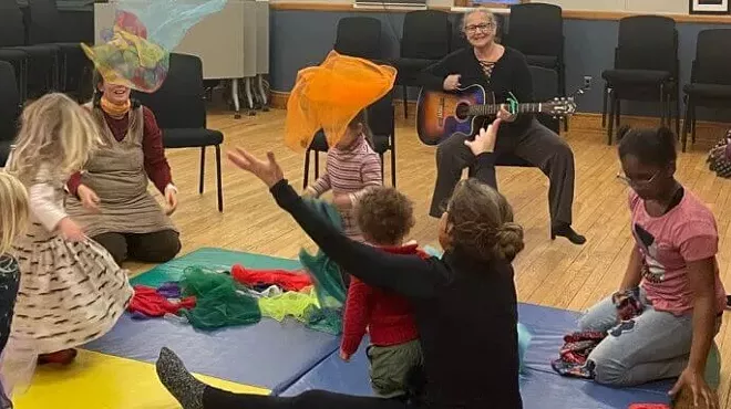 Image: Movement & Music Storytime at Hudson Area Library