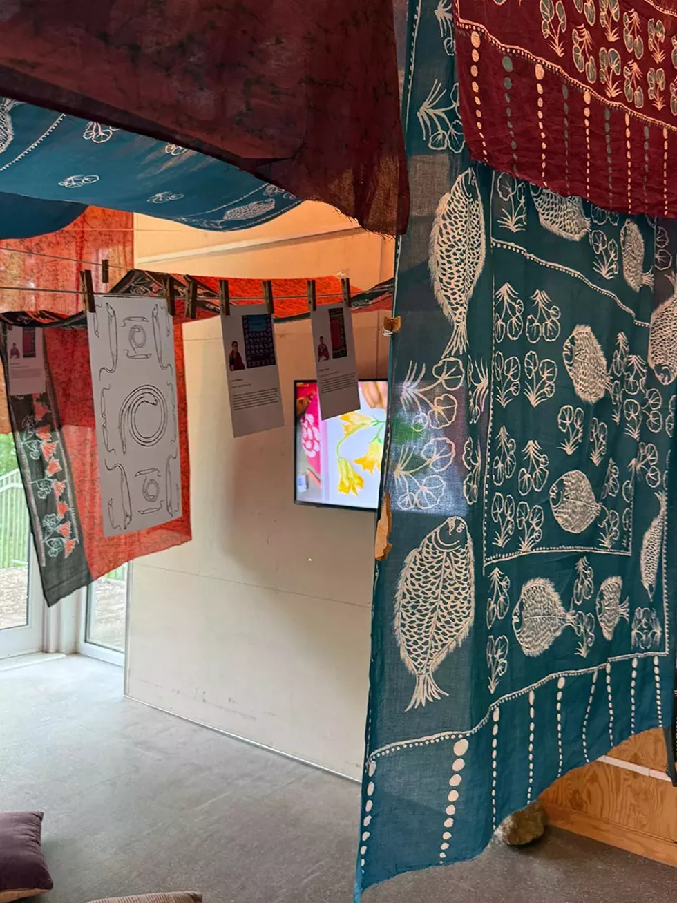 detail of the installation, Museum of Fishes and Greens