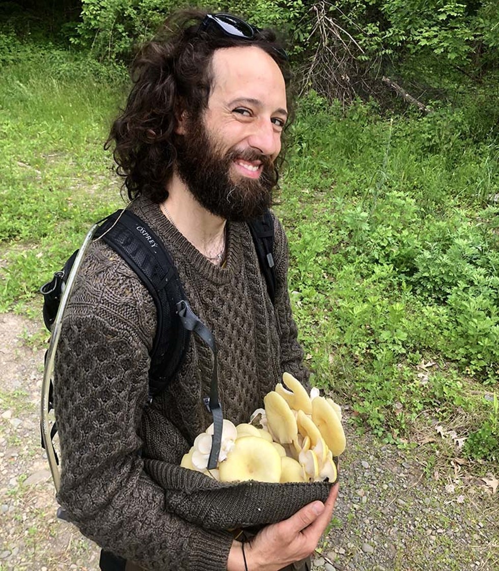 Mycologist Luke Sarrantonio