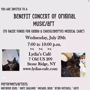 Image: Music & Art Fundraiser for Cats