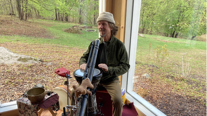 Image: Music in the Woods: Estuary Sounding Circle with David Budd (The Artful Drummer) and Honey Sweet Harmony