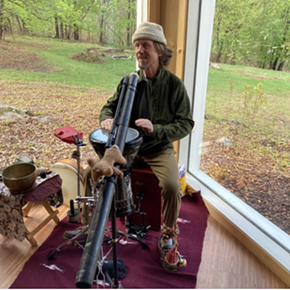 Image: Music in the Woods: Estuary Sounding Circle with David Budd (The Artful Drummer) and Honey Sweet Harmony