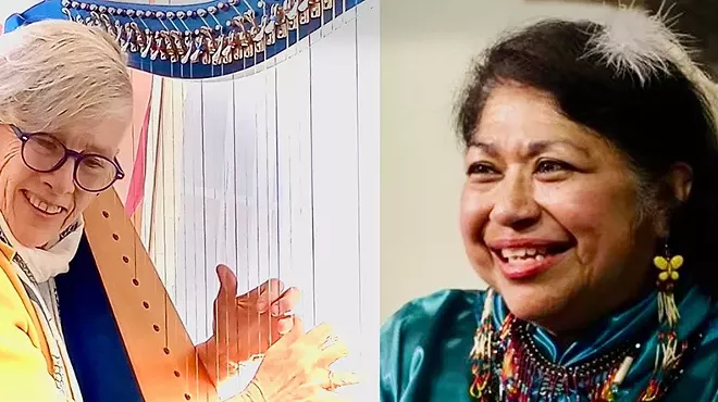 Image: Music in the Woods: Julia Haines and Matoaka Little Eagle