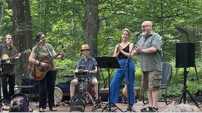Image: Music in the Woods: Lisa Klotz, Mark Dann and Friends