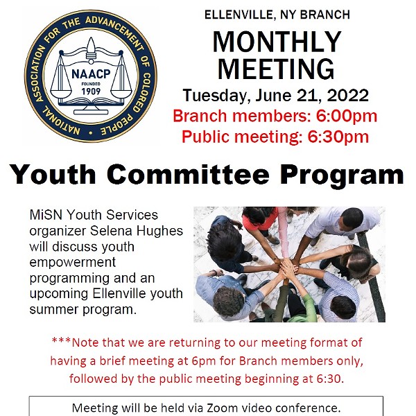 NAACP - ELLENVILLE, NY BRANCH MEETING