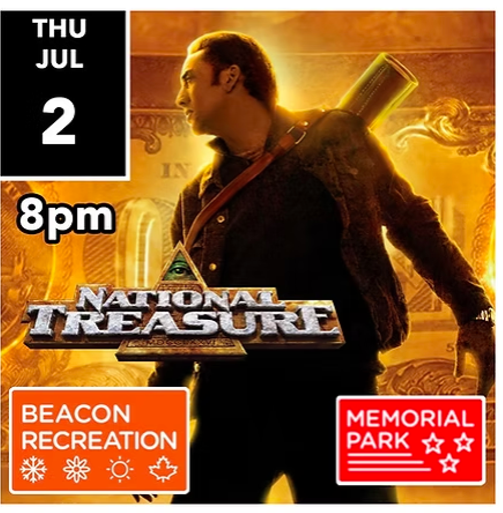 National Treasure Free Outdoor Screening