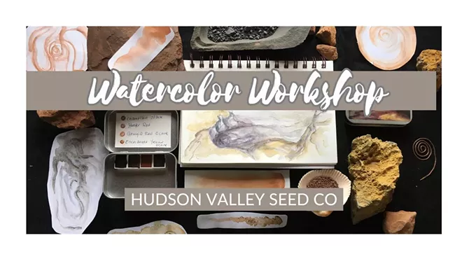 Image: Natural Watercolor Workshop with Laura Lanchantin