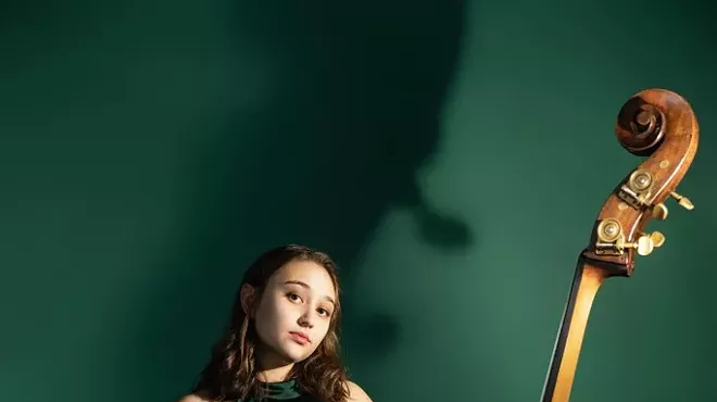 Image: Nina Bernat, double bass & Anthony Ratinov, piano
