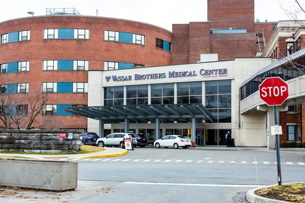 Vassar Brothers Medical Center, in Poughkeepsie.