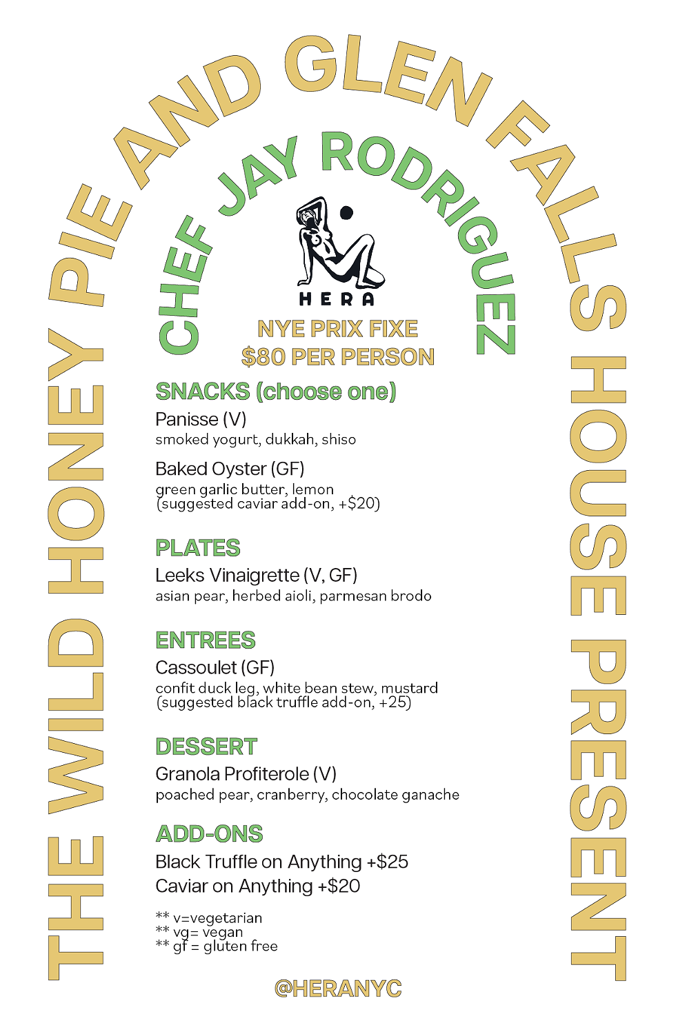 Menus may be subject to change based on availability.