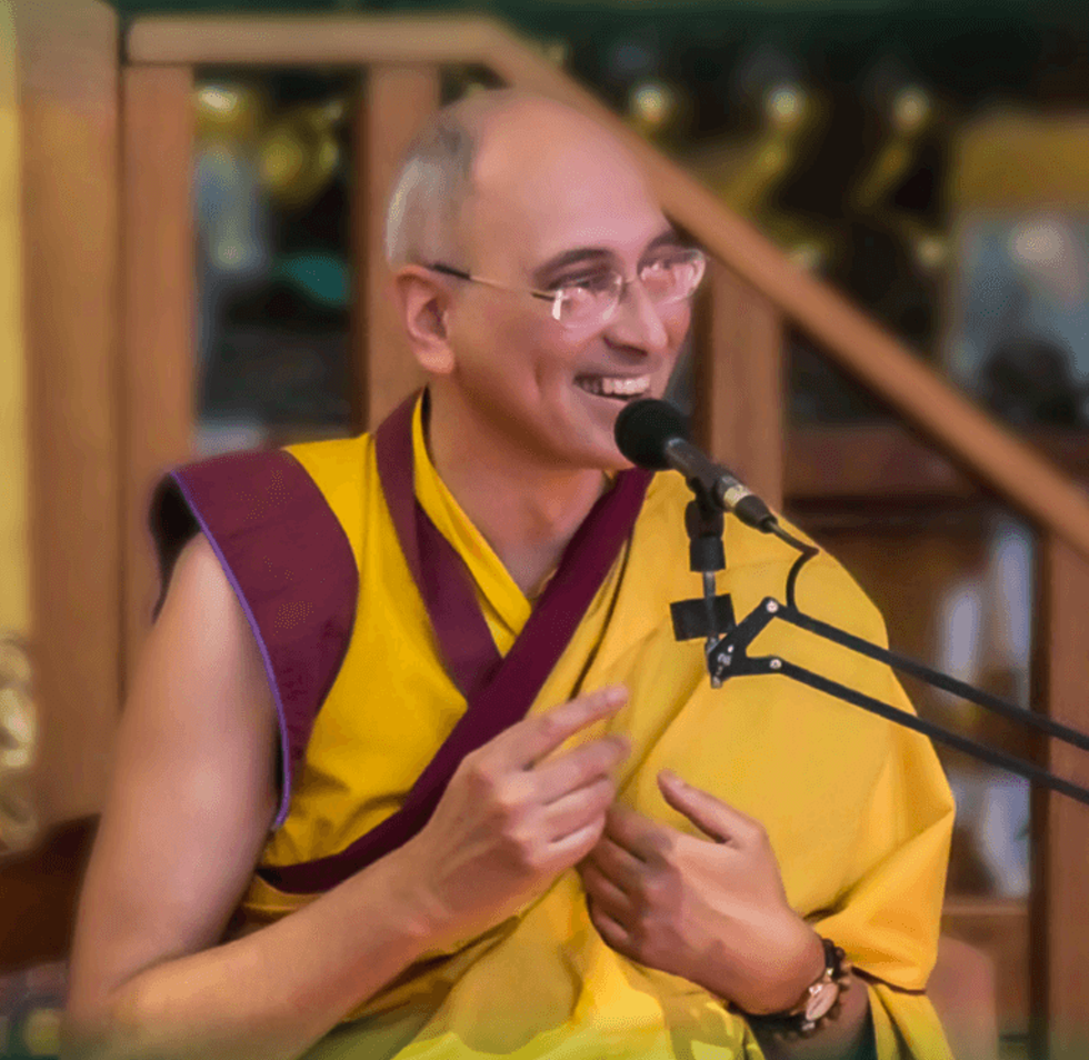Buddhist Monk Gen Samten Kelsang