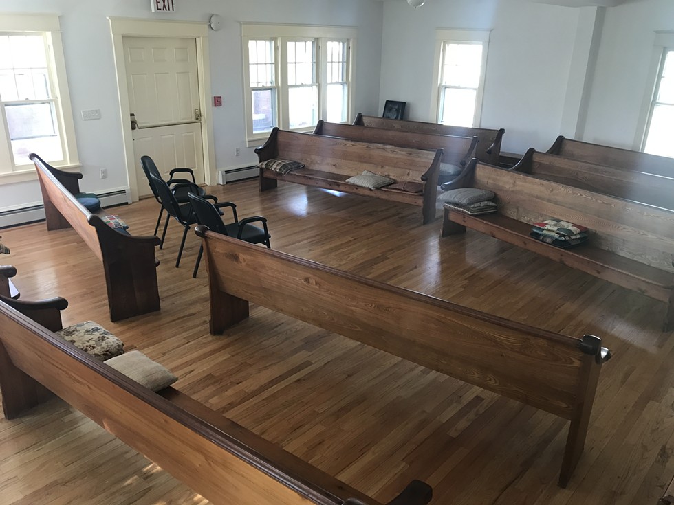 Empty meeting house does not mean empty of spirit