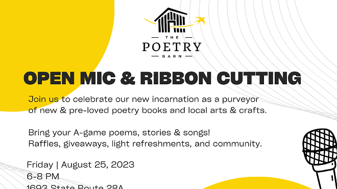 Image: Open Mic & Ribbon Cutting