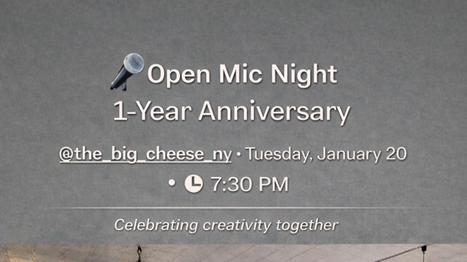 Image: OPEN MIC AT THE BIG CHEESE ONE-YEAR ANNIVERSARY