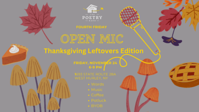 Image: Open Mic: Thanksgiving Leftovers Edition