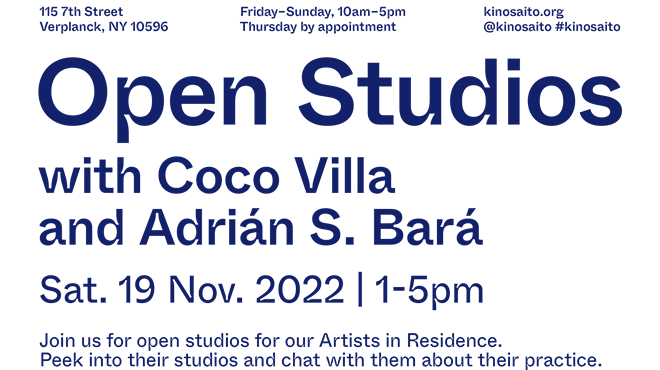 Image: Open Studios: Adri&aacute;n S. Bar&aacute; & Coco Villa