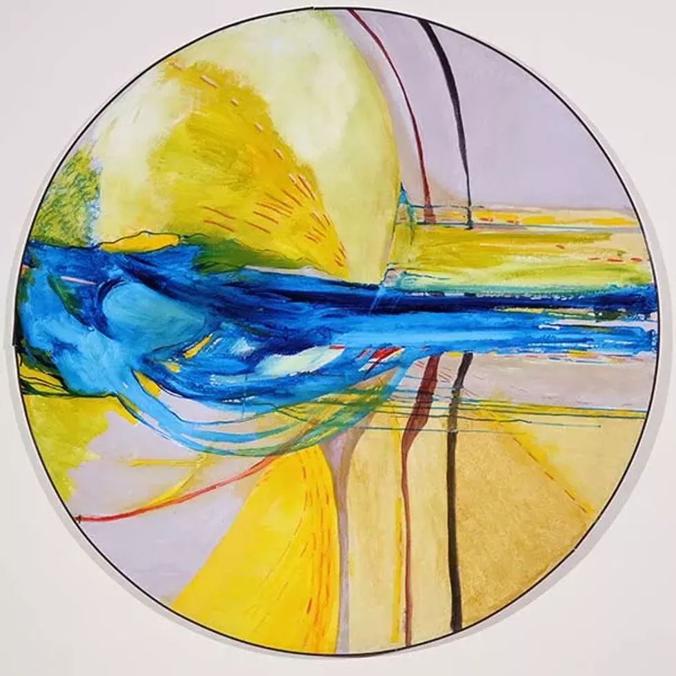 Betty Blayton, Vibes Penetrated, 1983, acrylic on canvas. Spelman College Museum of Fine Art. &copy; Estate of Betty Blayton