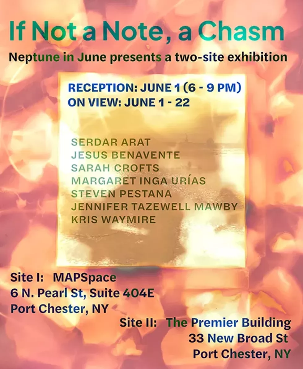"If Not a Note, a Chasm" Exhibition graphic
