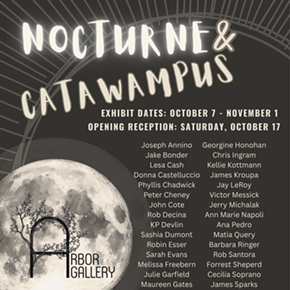 Image: Opening Reception for Nocturne & Catawampus: Saturday, October 17 from 5-8PM