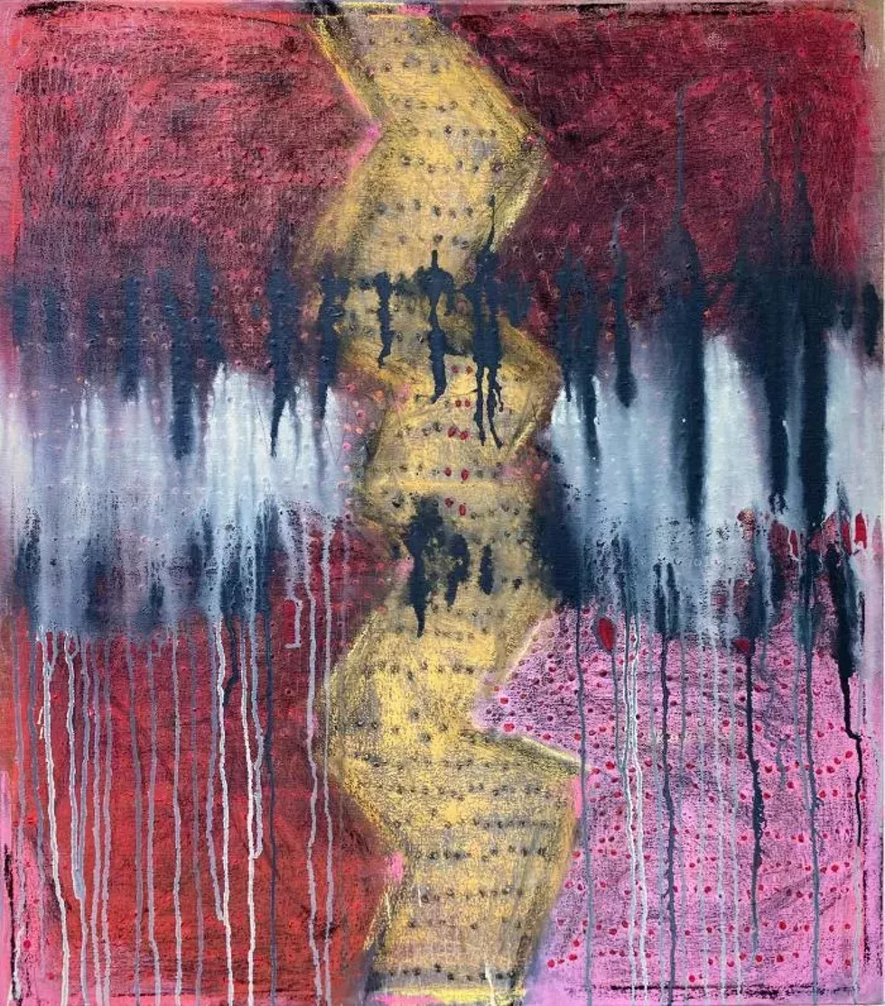 Ted Dixon, "Medicine" (2024), Acrylic and graphite on paper