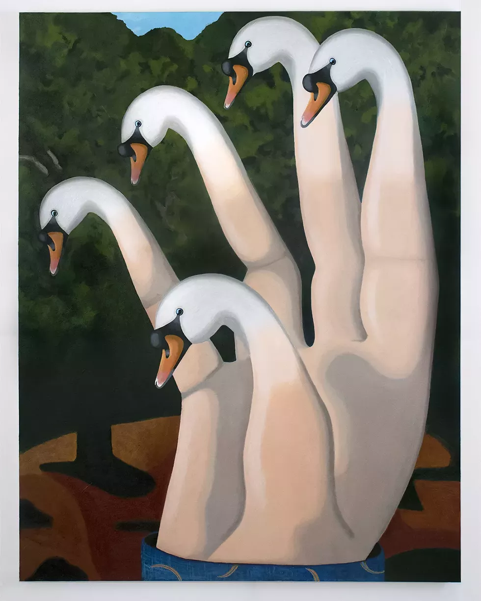 Swan Neck Fingers by Michael Royce