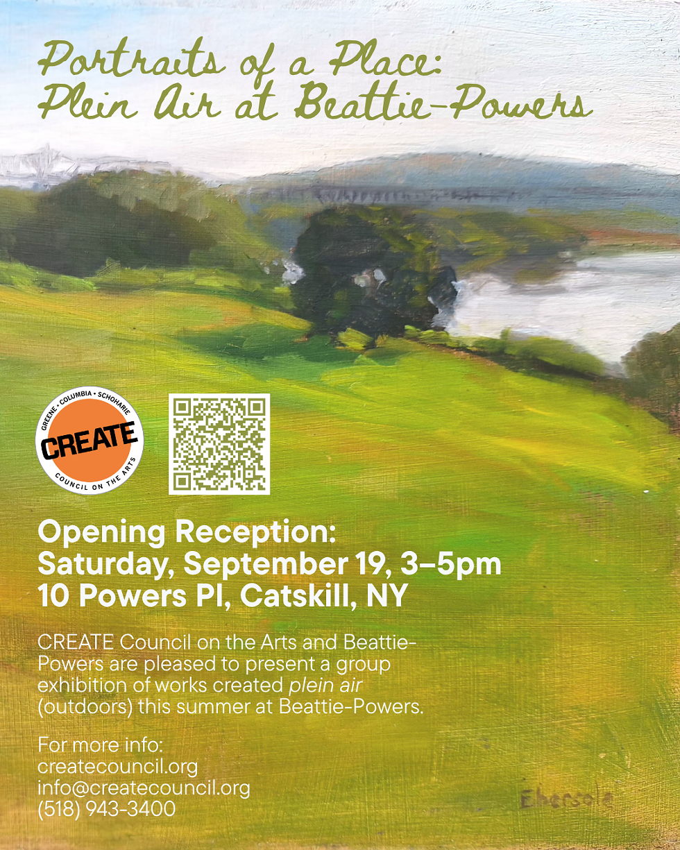 Beattie Powers - Plein Air Exhibition Announcement - CREATE Council on the Arts