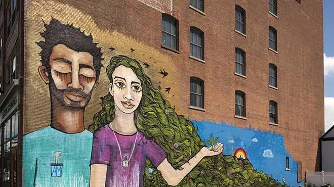 Image: Outdoor Family Mural Making with Alice Mizrachi (ages 5 to adult)