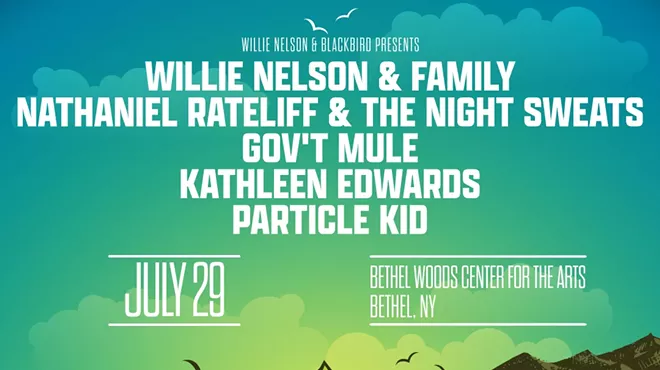 Image: Outlaw Music Festival featuring Willie Nelson & Family, Nathaniel Rateliff and the Night Sweats, Gov't Mule, Kathleen Edwards & Particle Kid